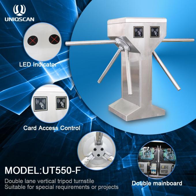 UNIQSCAN double tripod turnstile entrance turnstile turnstile
